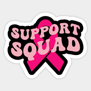 Support Squad Breast Cancer Awareness Sticker